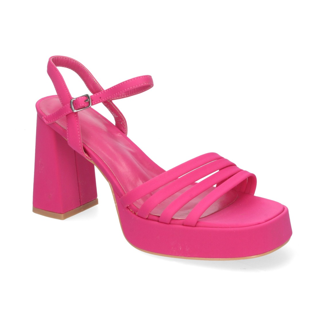 Sandalias elegantes de fiesta con tacón alto y plataforma