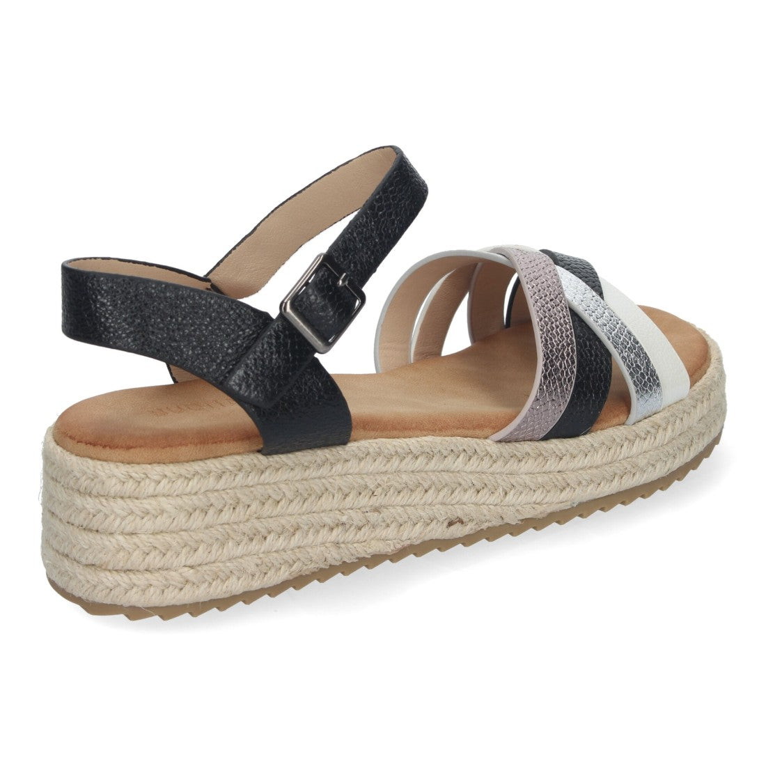 Sandalias planas de mujer con yute