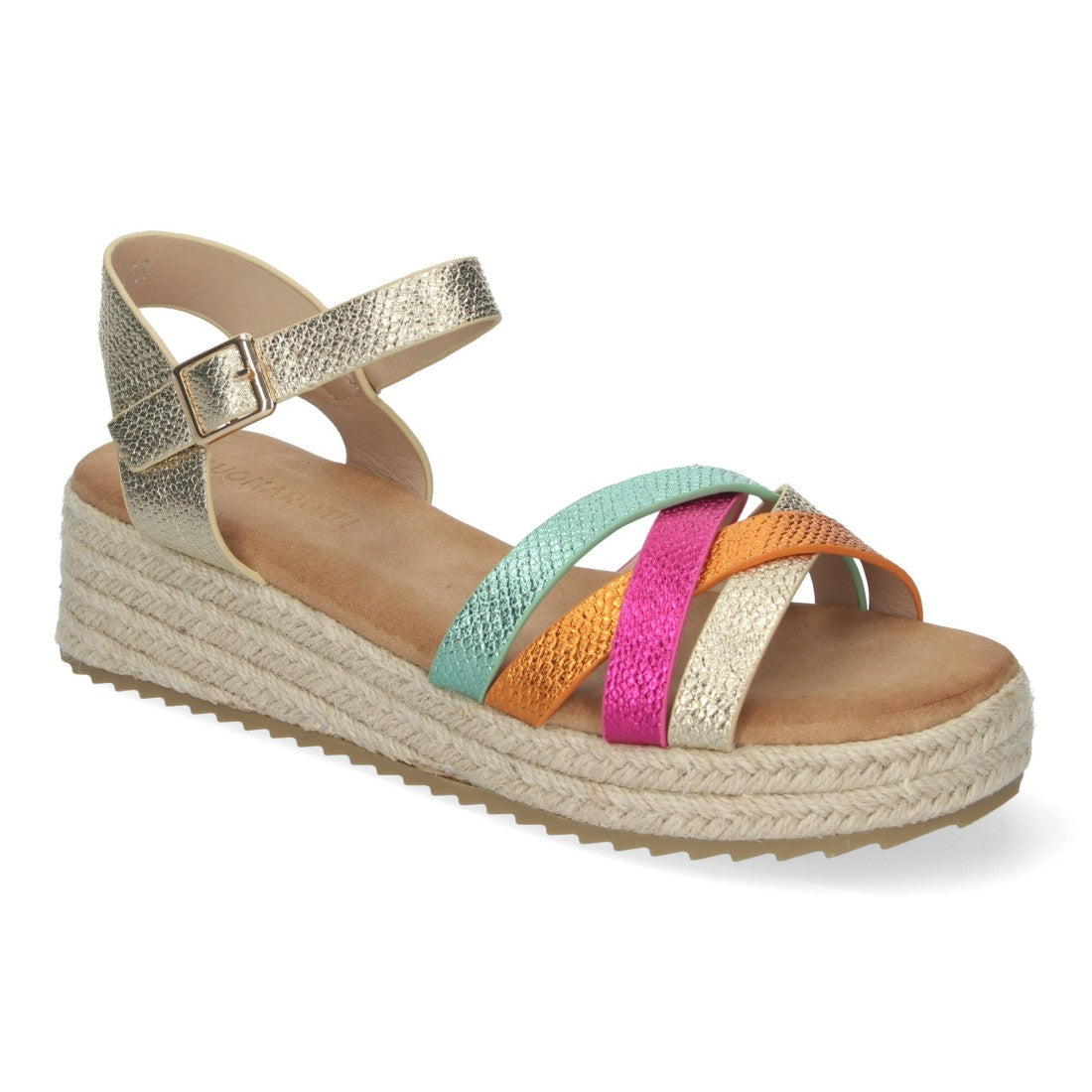 Sandalias planas de mujer con yute
