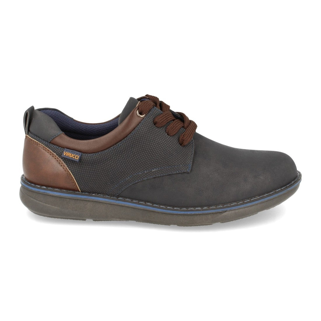 Zapato de hombre con cierre de cordones - Azul