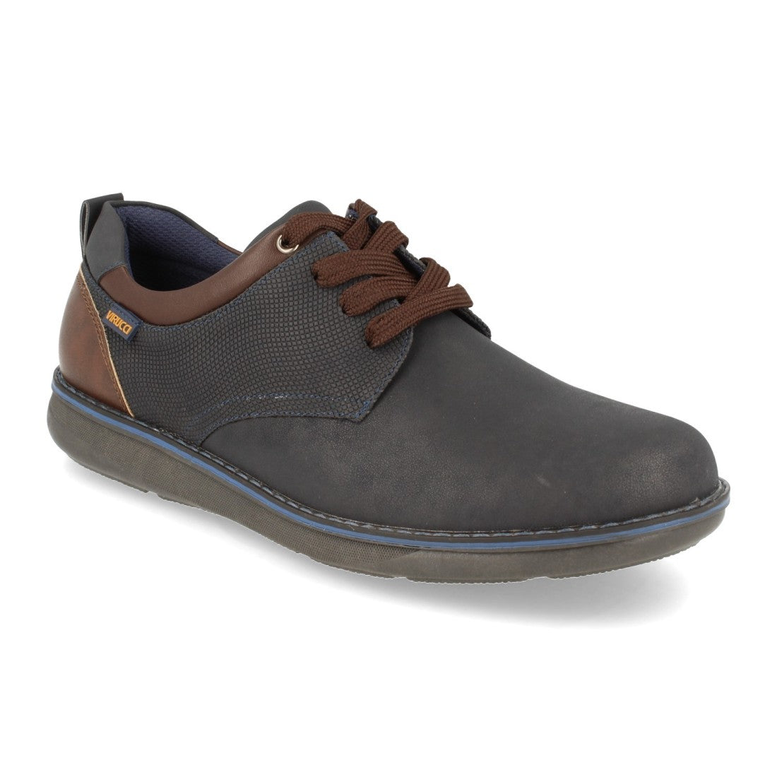 Zapato de hombre con cierre de cordones - Azul