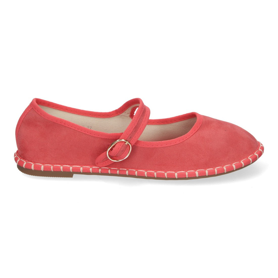 Alpargata veneciana de mujer con planas - Rojo