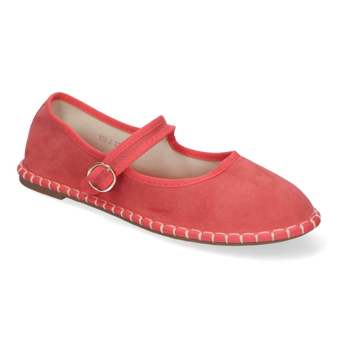 Alpargata veneciana de mujer con planas - Rojo