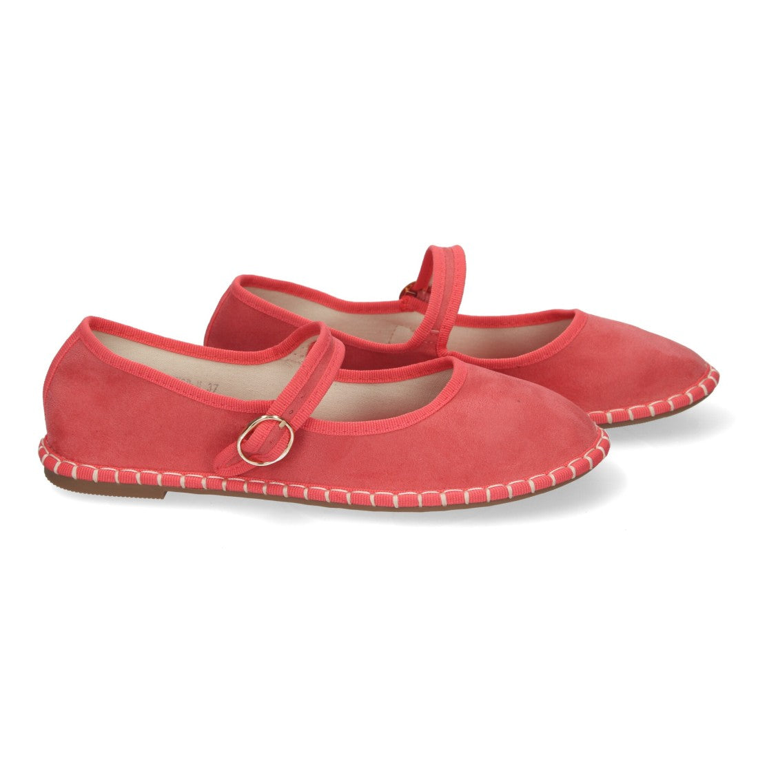 Alpargata veneciana de mujer con planas - Rojo