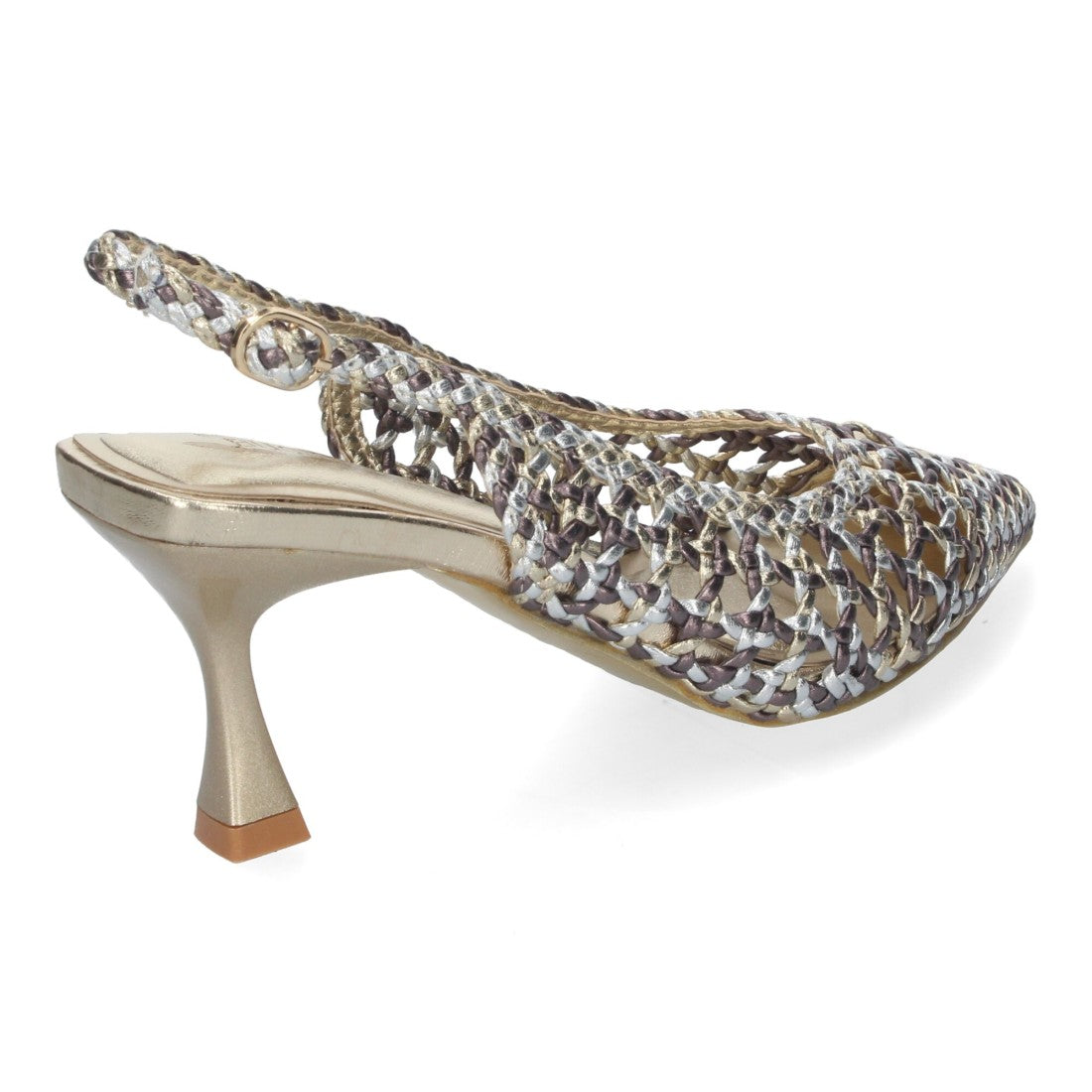 Zapato de tacón fino de mujer de punta fina