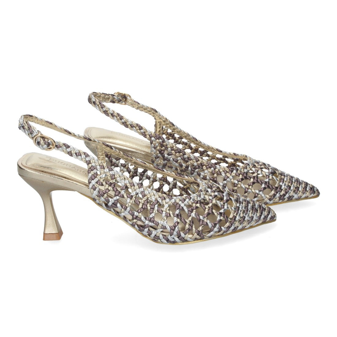 Zapato de tacón fino de mujer de punta fina