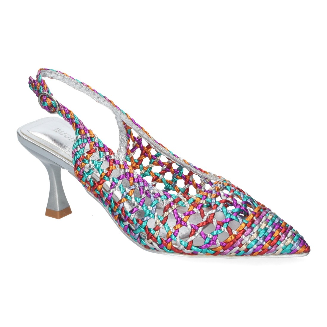Zapato de tacón fino de mujer de punta fina