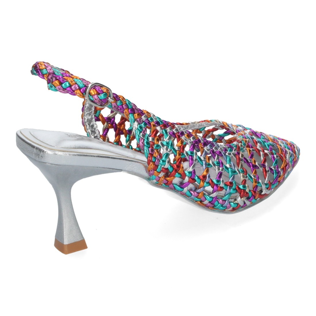 Zapato de tacón fino de mujer de punta fina