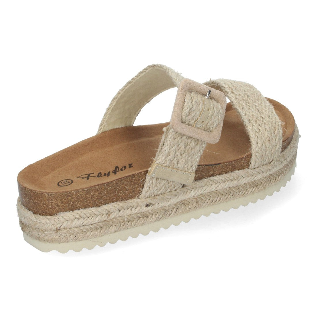Sandalias de mujer con plataforma cómodas y elegantes - Beige