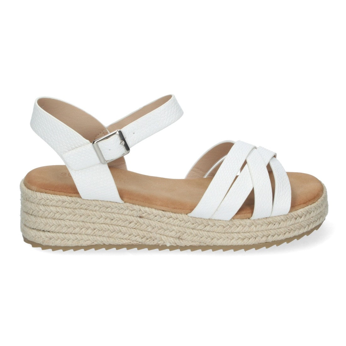 Sandalias planas de mujer con yute