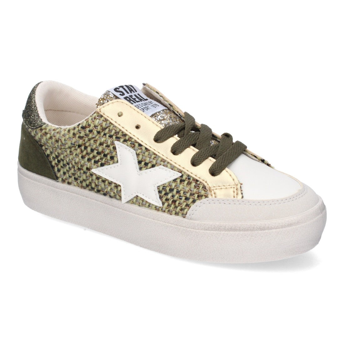Zapatillas casual de mujer - Verde (Ref. 9015)