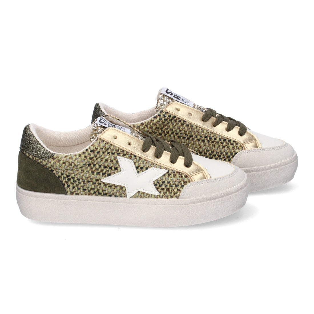 Zapatillas casual de mujer - Verde (Ref. 9015)