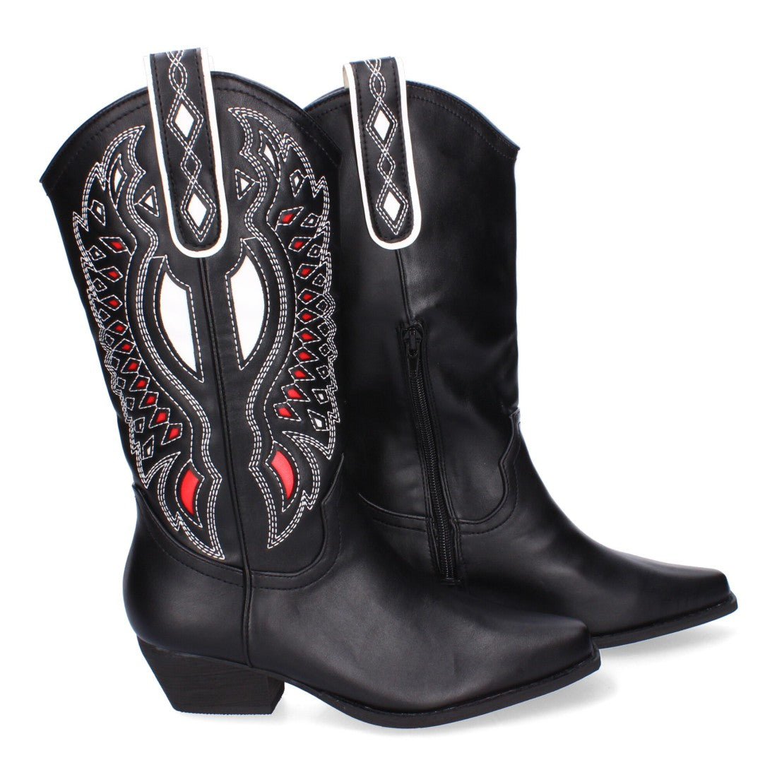 Botas cowboy de mujer - Negro (Ref. A-3304)