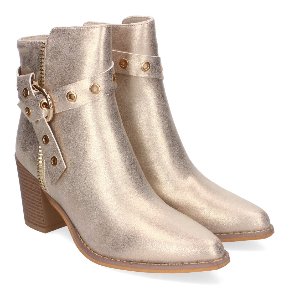Botines de tacón de mujer