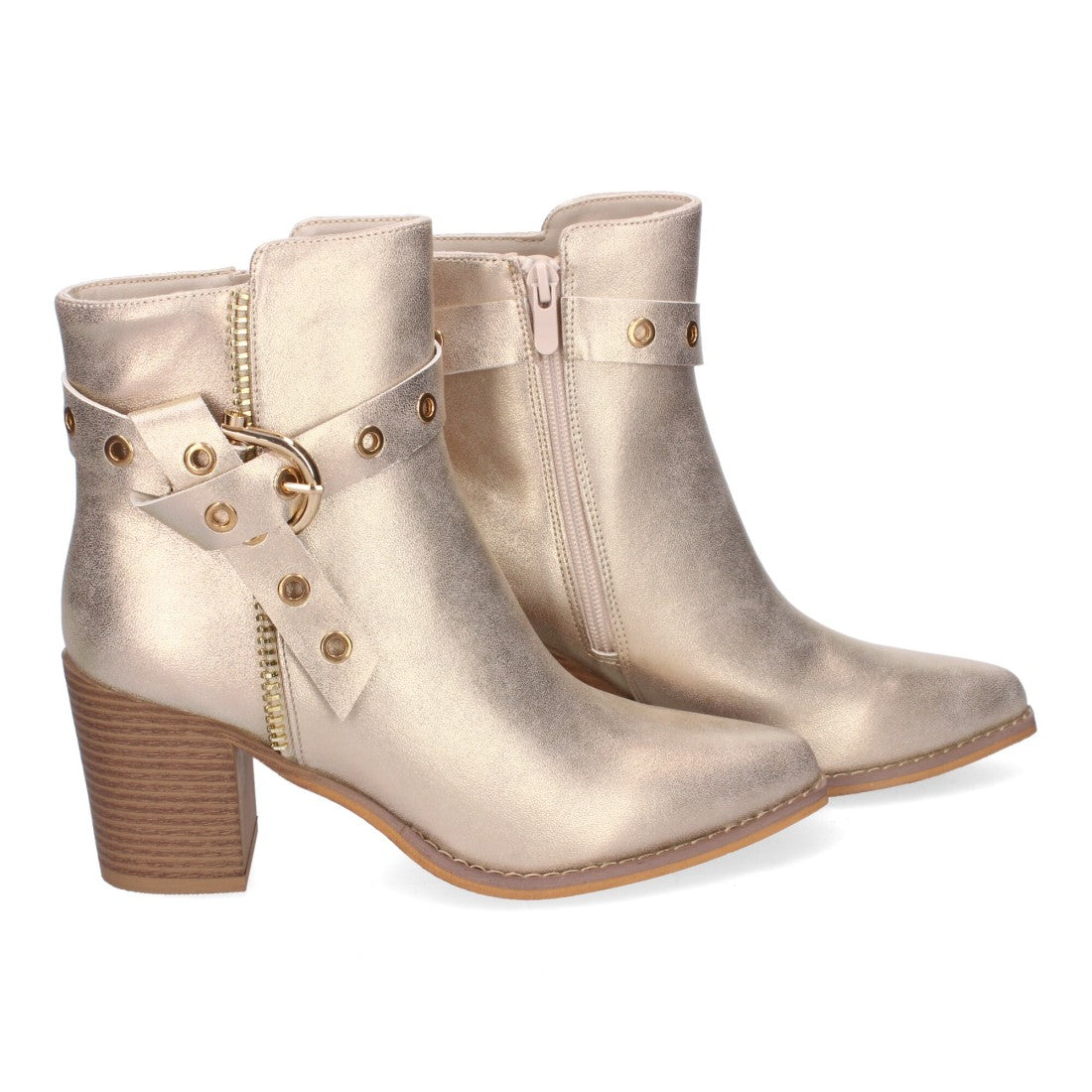 Botines de tacón de mujer
