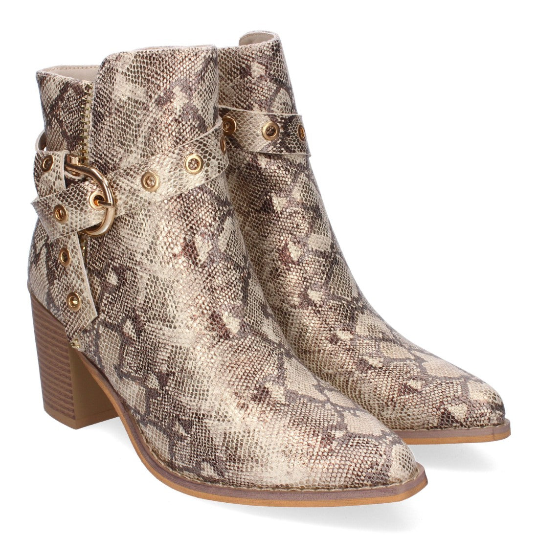 Botines de tacón de mujer