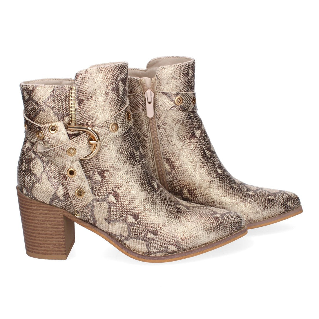 Botines de tacón de mujer