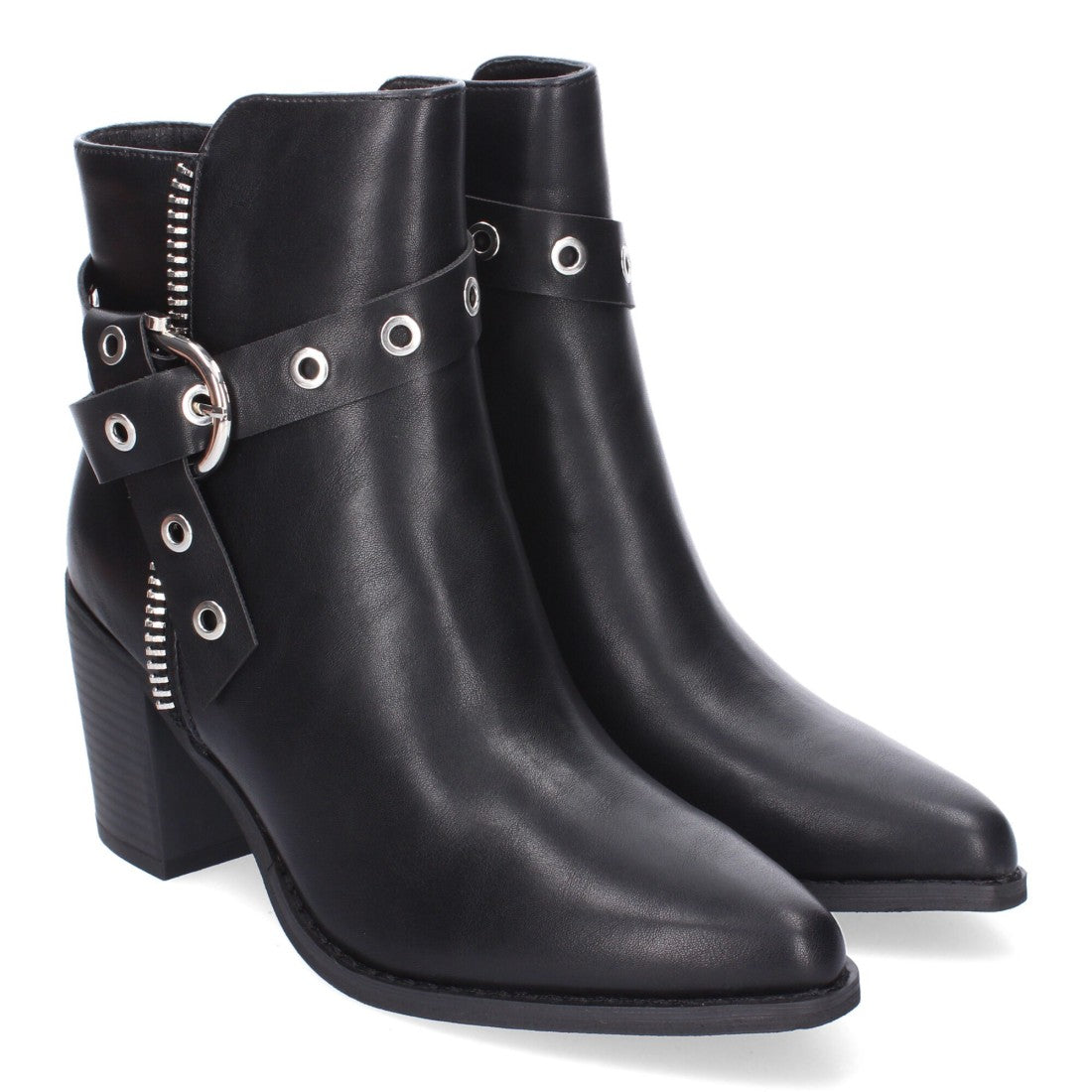 Botines de tacón de mujer