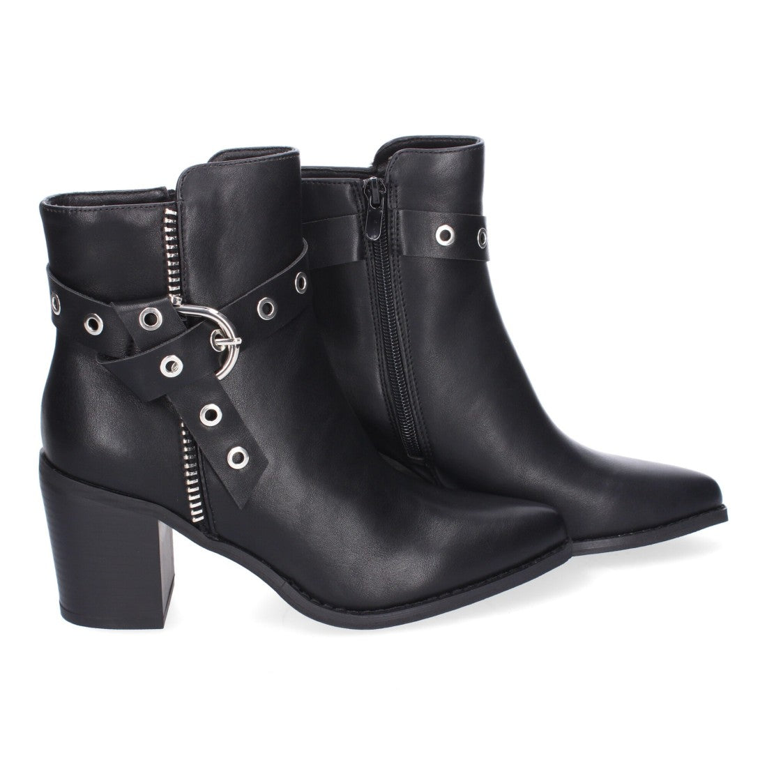 Botines de tacón de mujer