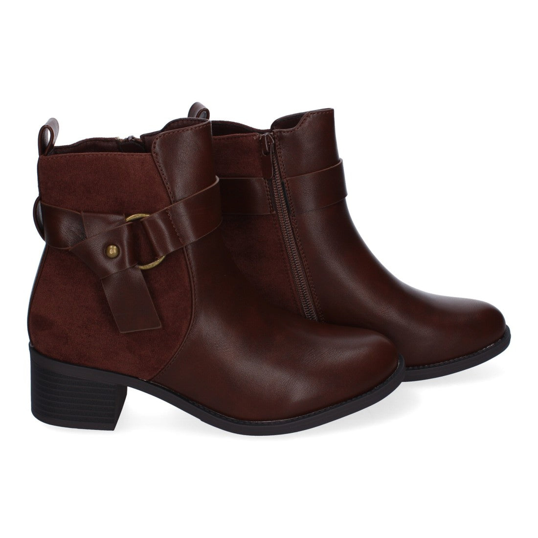 Botines de tacón de mujer