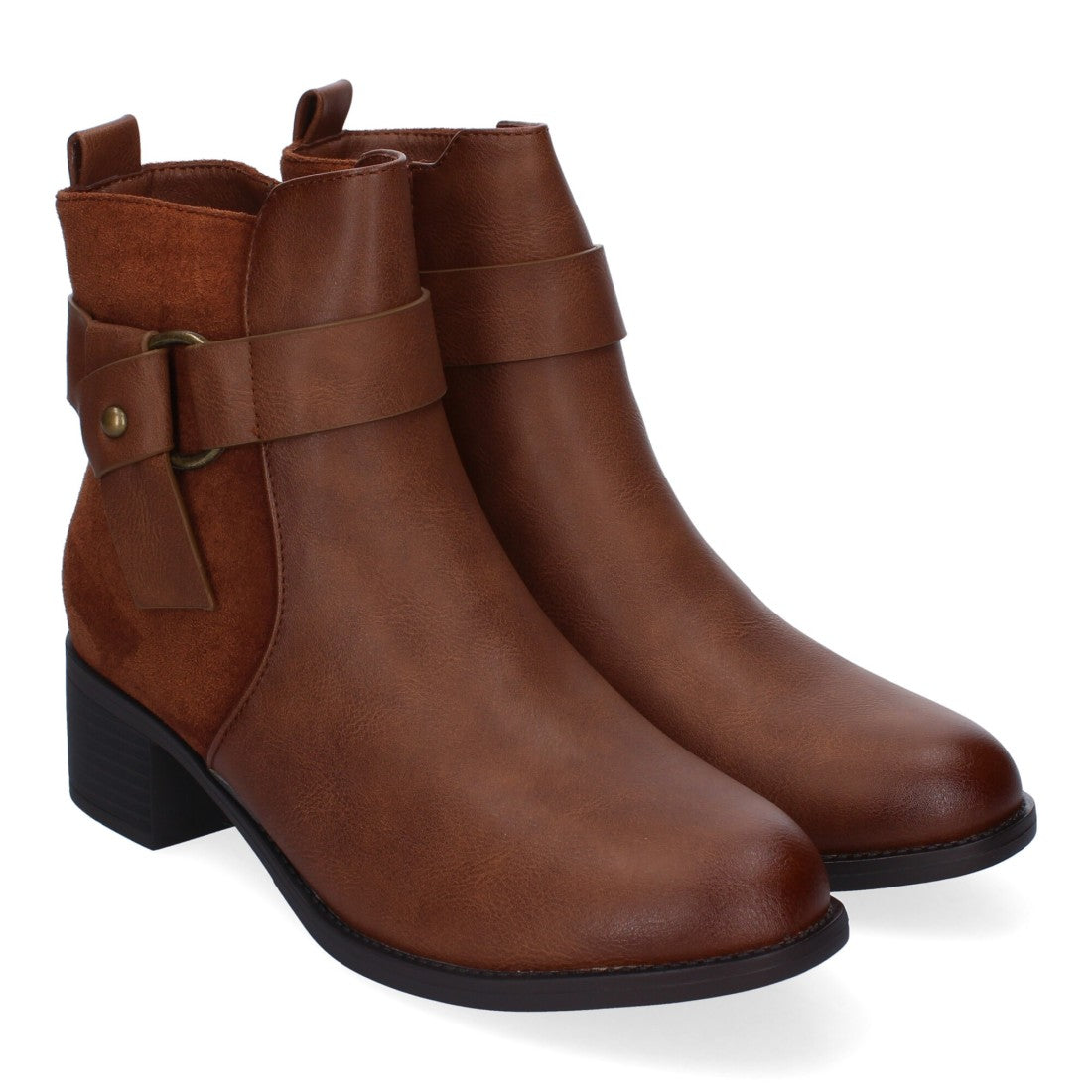 Botines de tacón de mujer