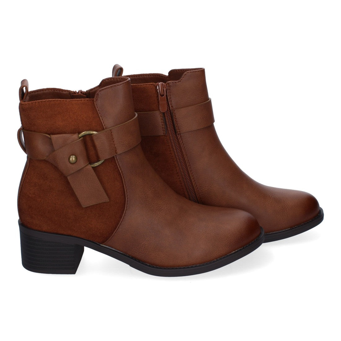 Botines de tacón de mujer