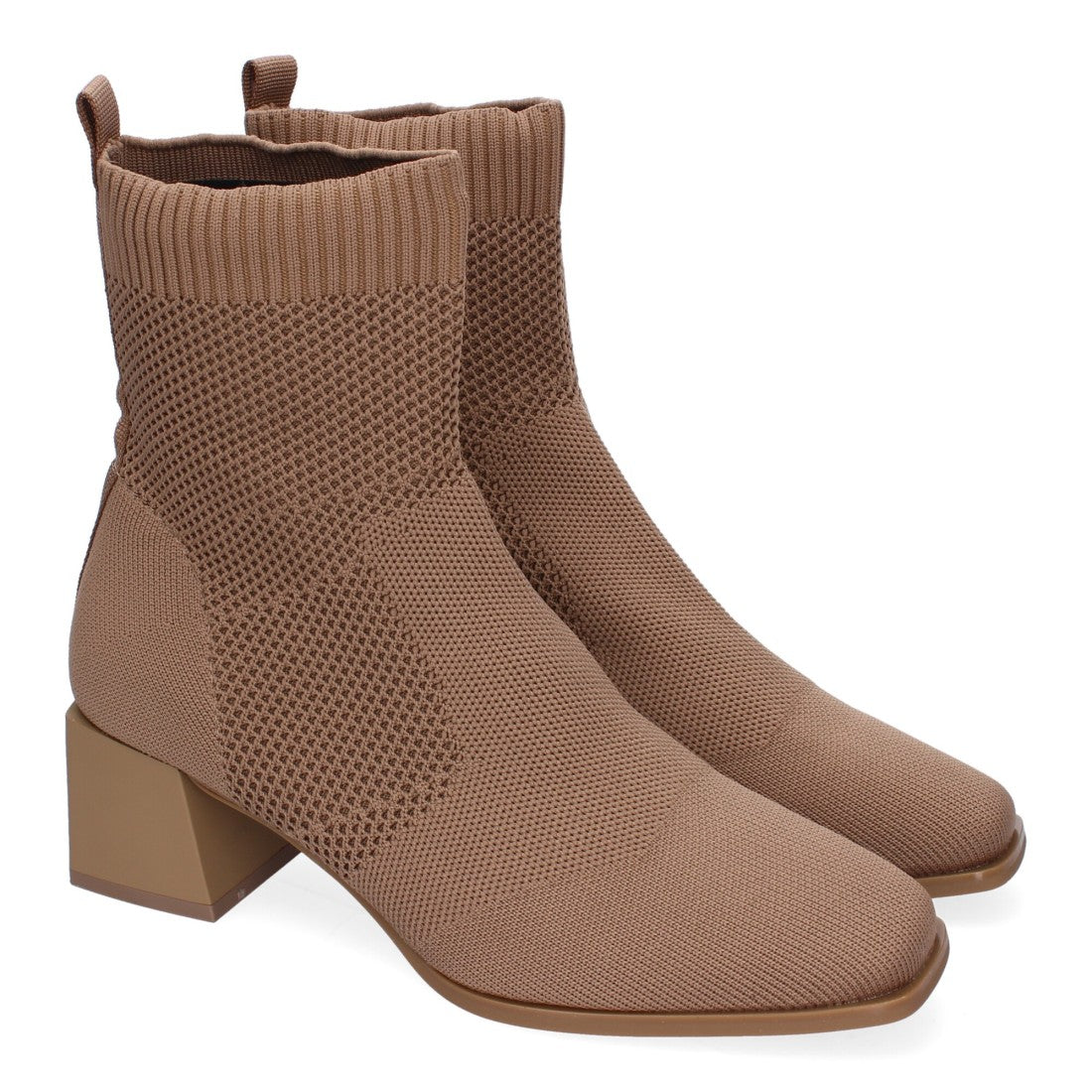 Botín de tacón de mujer - Kaki (Ref. A9627)