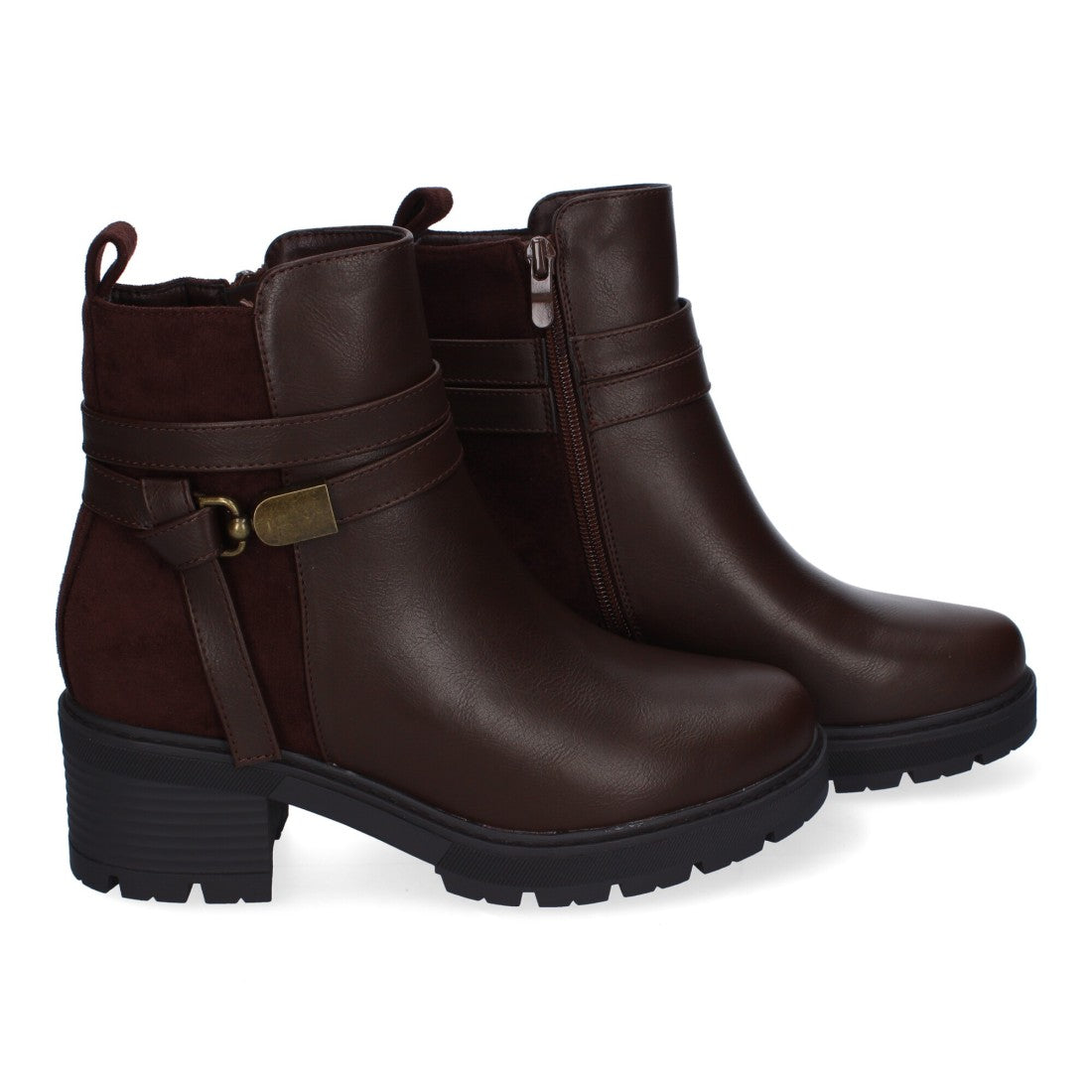 Botines de tacón de mujer