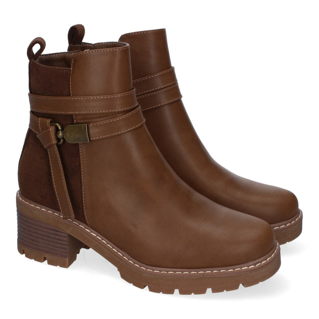 Botines de tacón de mujer