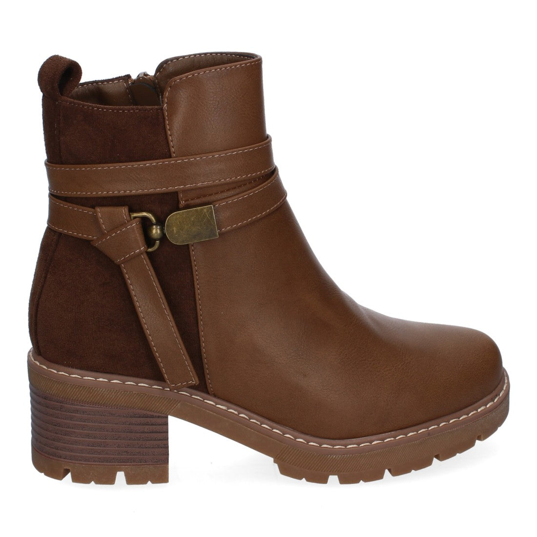 Botines de tacón de mujer