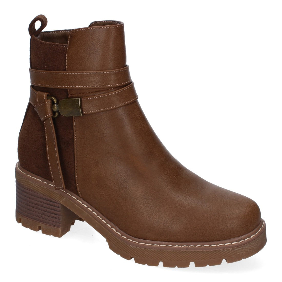 Botines de tacón de mujer