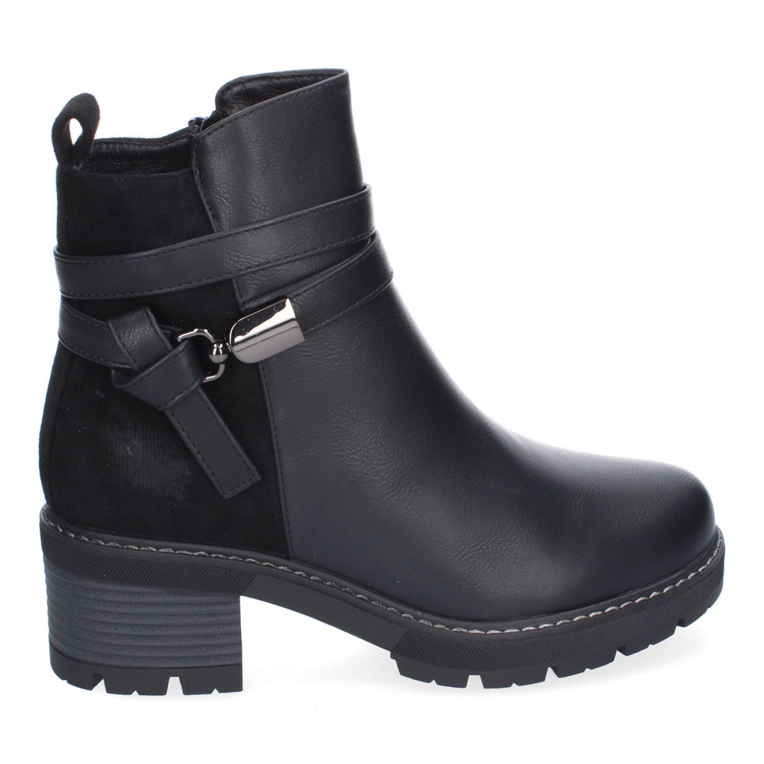 Botines de tacón de mujer