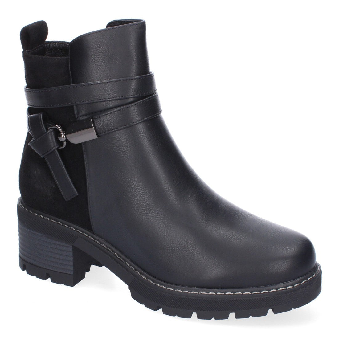 Botines de tacón de mujer