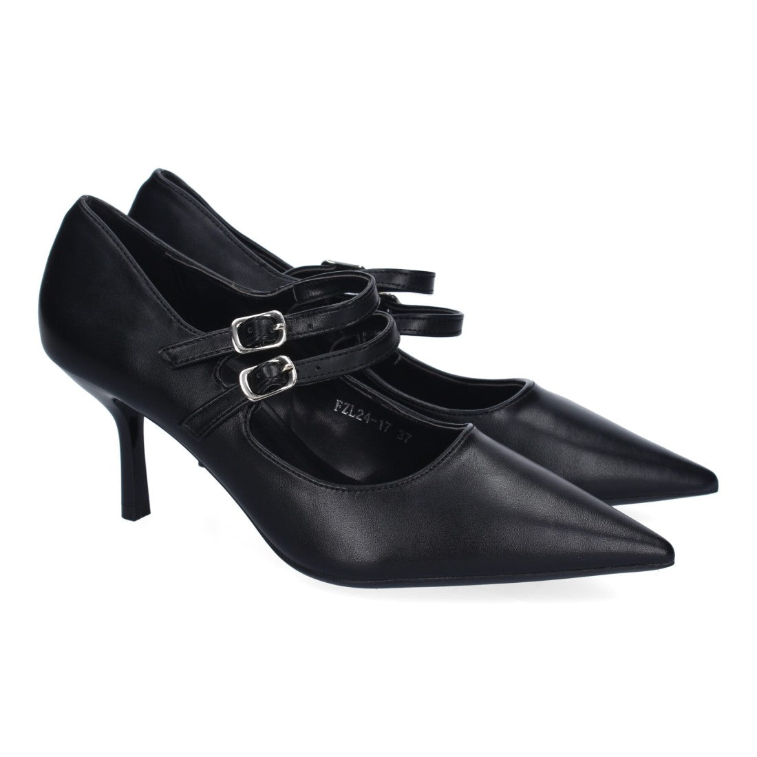 Zapatos de salón de mujer con tacón y puntera fina