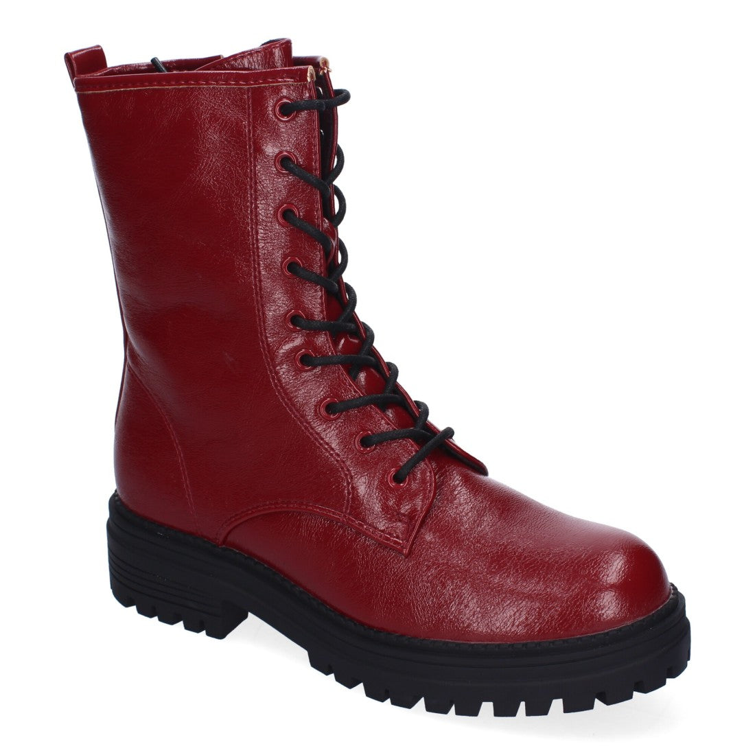 Botas de mujer estilo militar con cordones