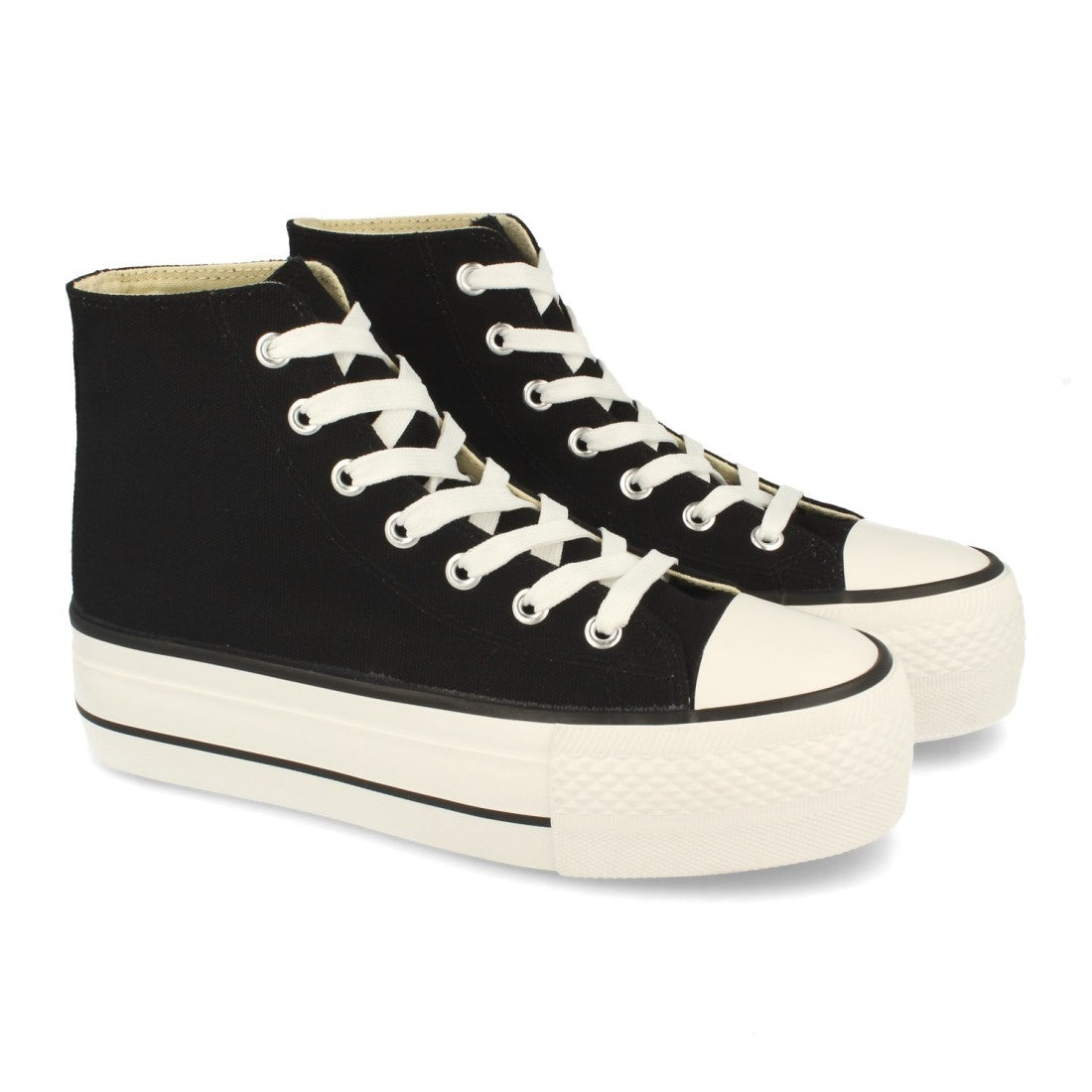Zapatilla abotinada con plataforma