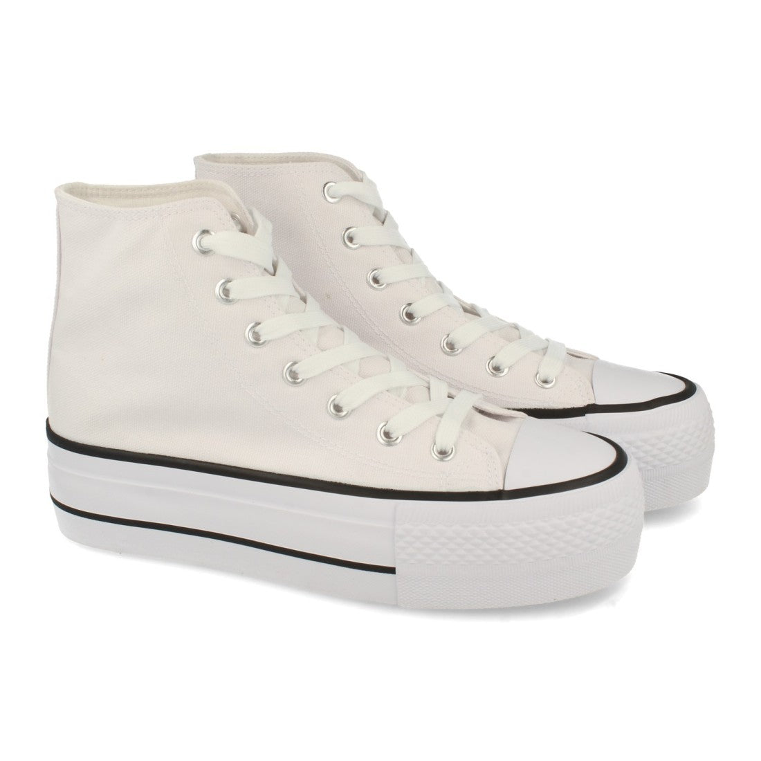 Zapatilla abotinada con plataforma