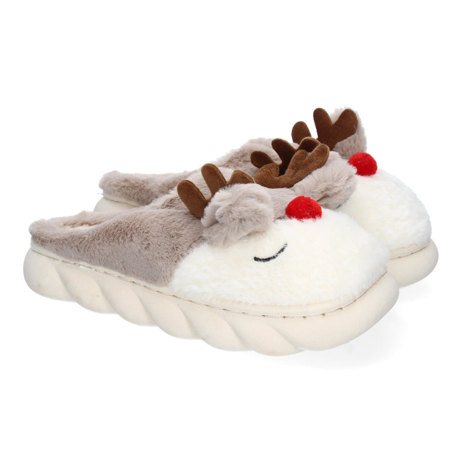 Zapatillas de casa de mujer - Kaki