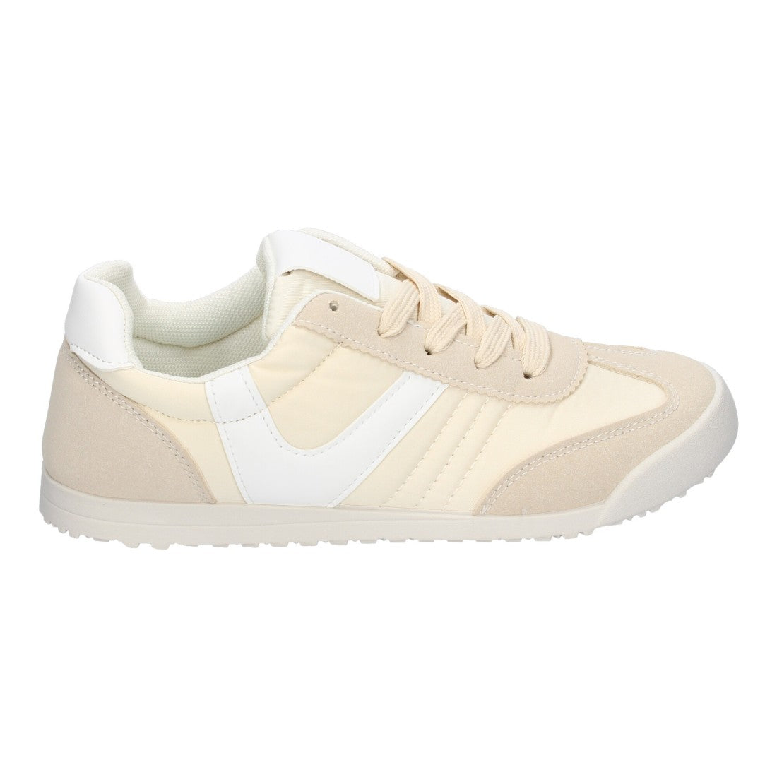 Zapatilla deportiva casual de mujer - Beige