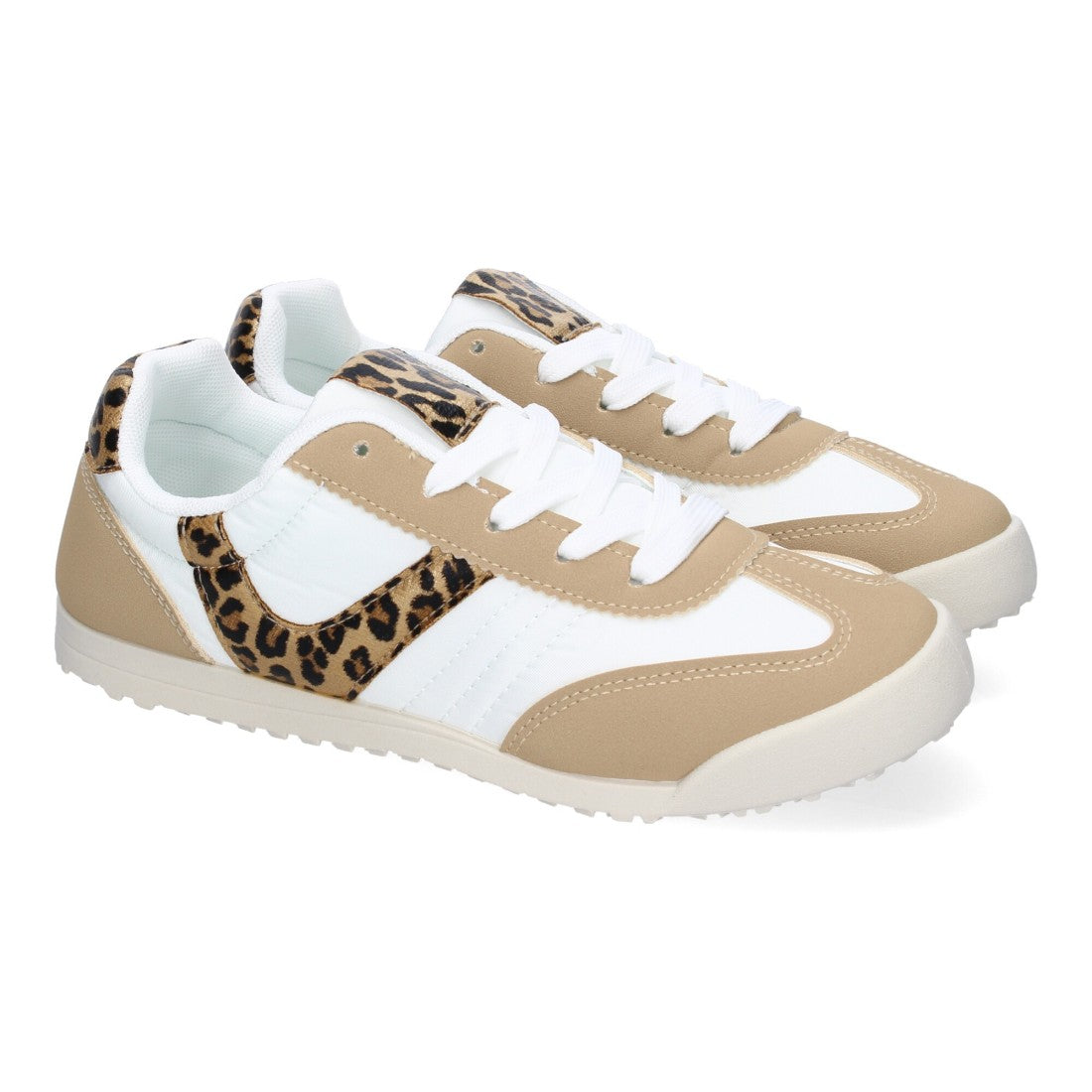 Zapatilla deportiva casual de mujer - Kaki