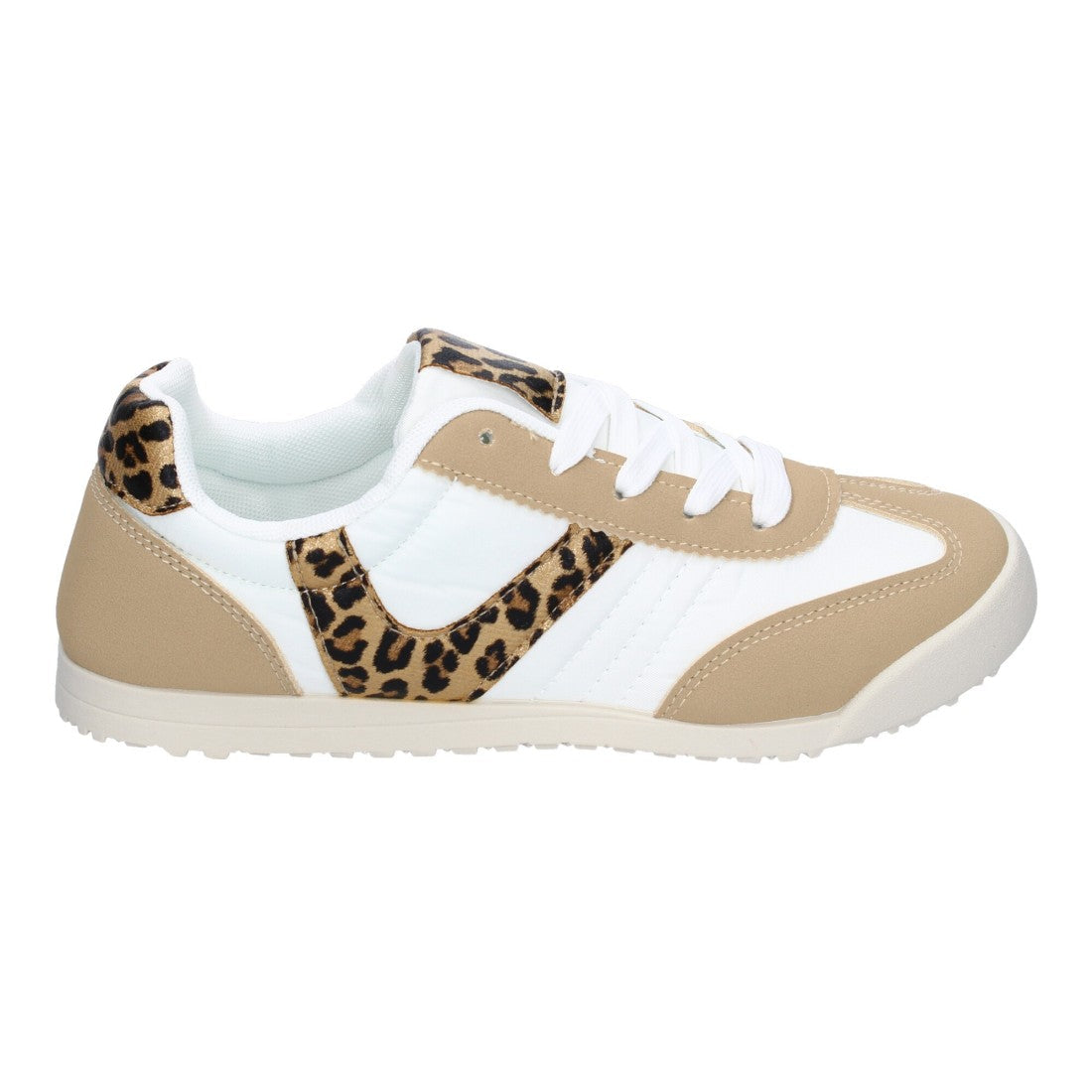 Zapatilla deportiva casual de mujer - Kaki