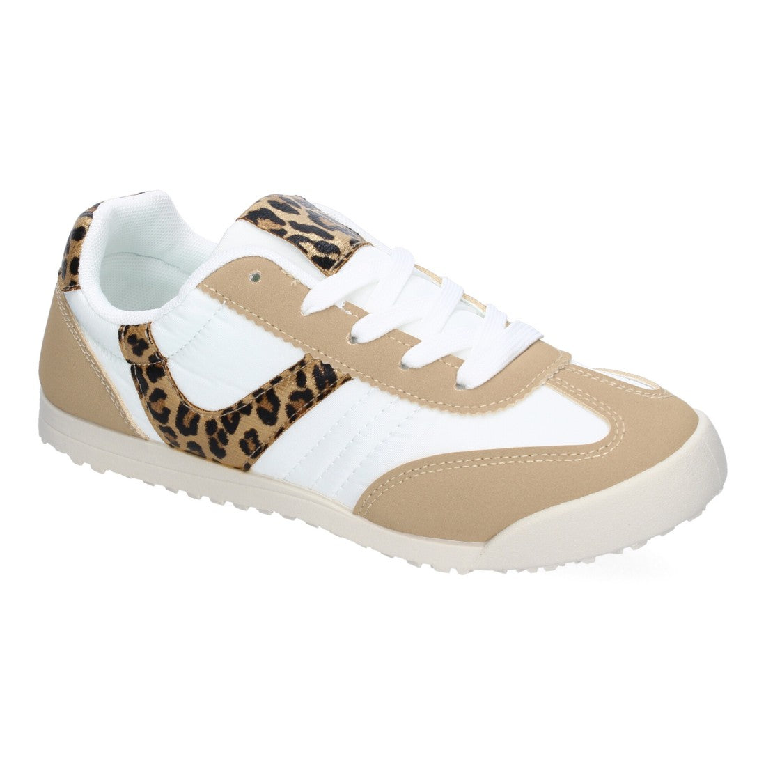 Zapatilla deportiva casual de mujer - Kaki