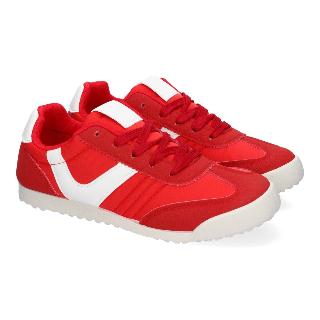 Zapatilla deportiva casual de mujer - Rojo