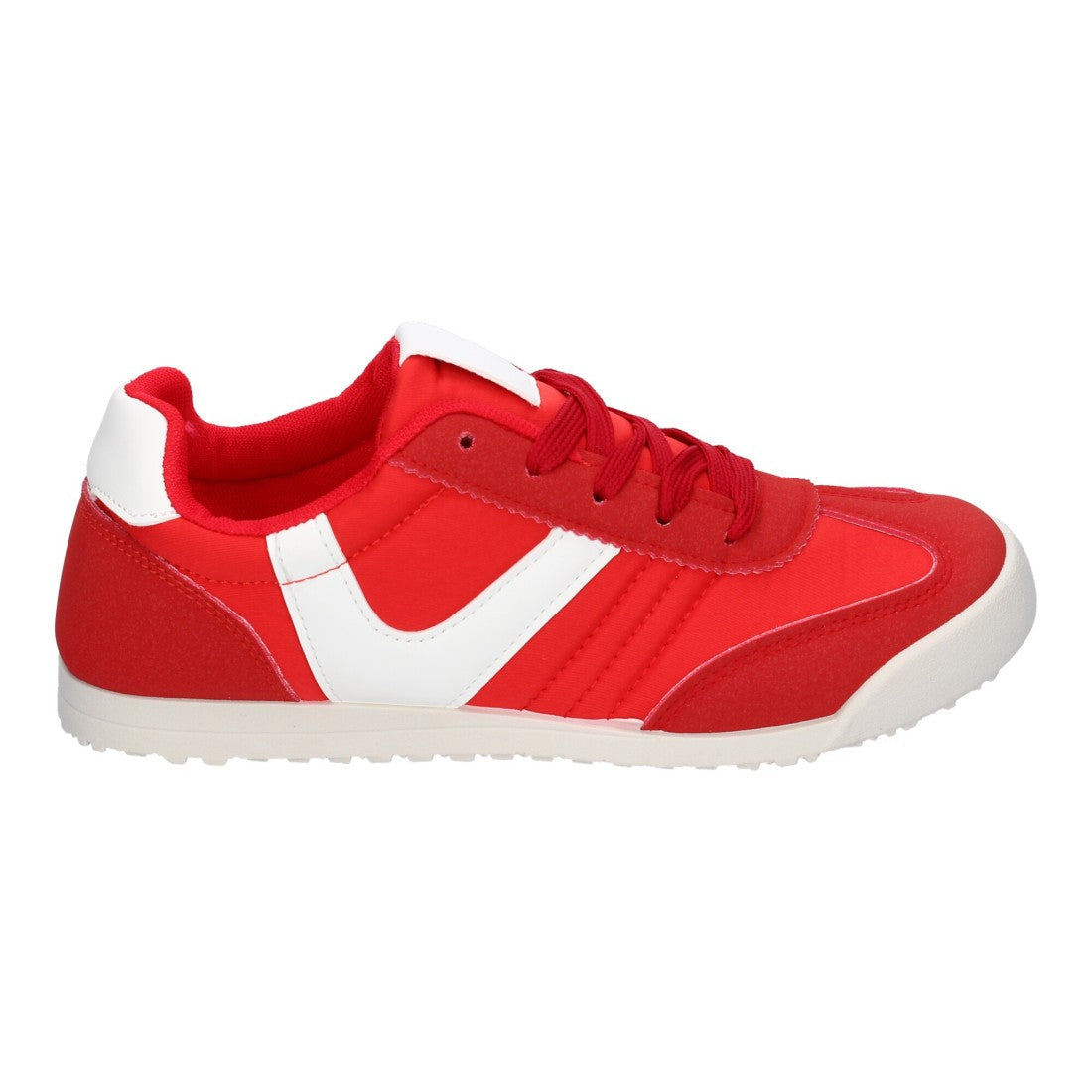 Zapatilla deportiva casual de mujer - Rojo