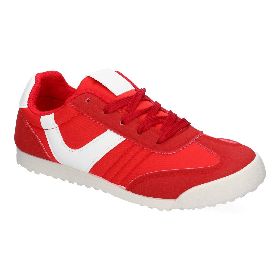 Zapatilla deportiva casual de mujer - Rojo