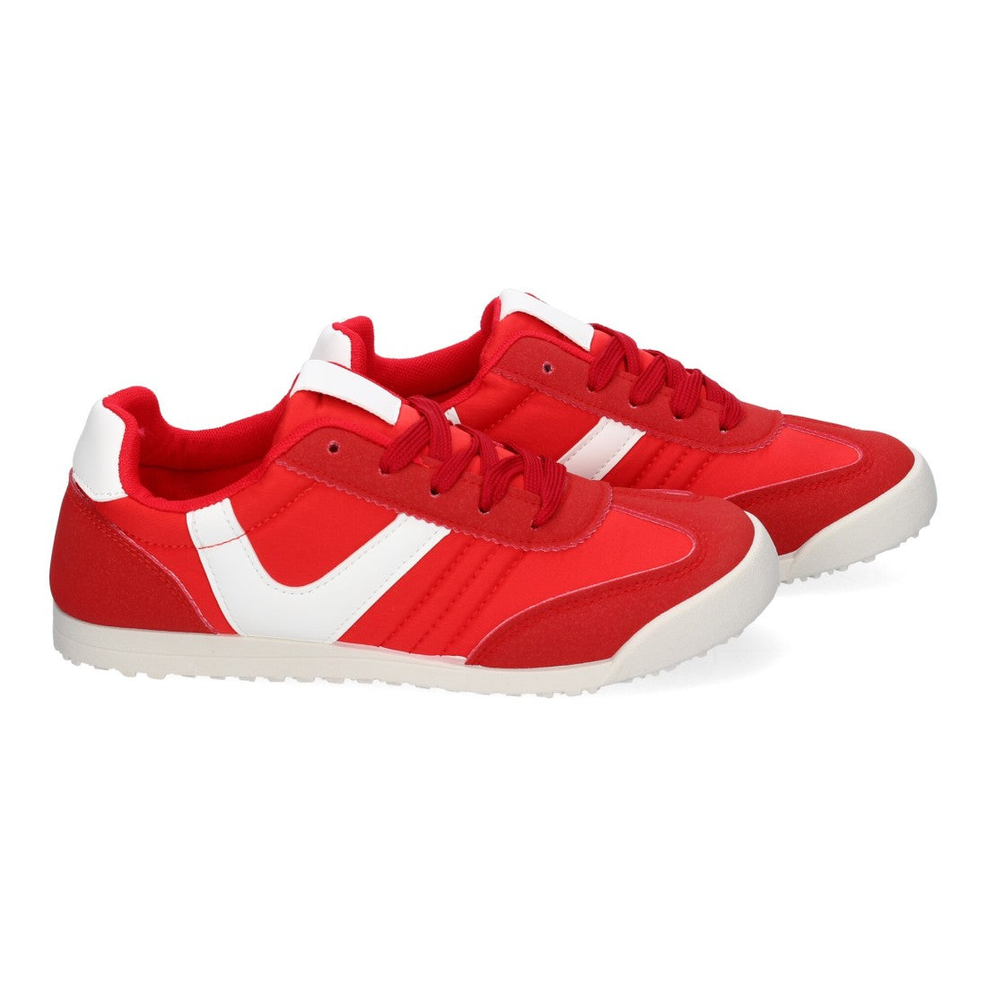 Zapatilla deportiva casual de mujer - Rojo