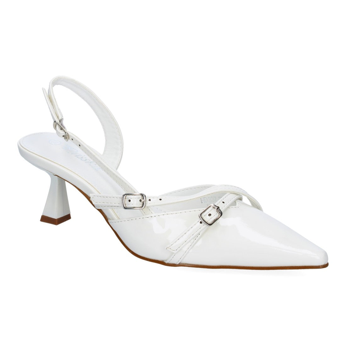 Zapatos de salón elegante y cómodo de mujer - Blanco