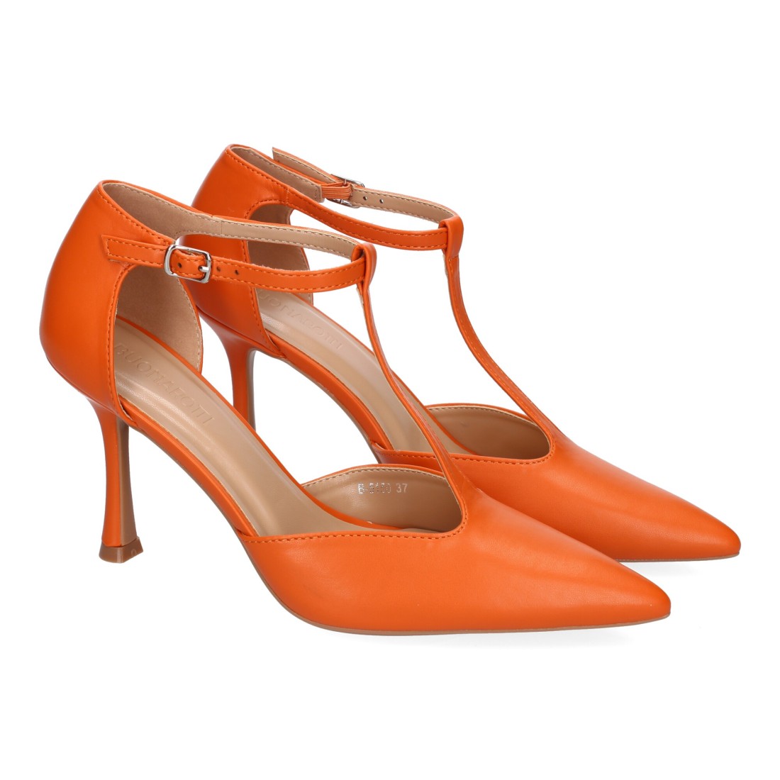 Zapatos de tacón fino de mujer con punta fina