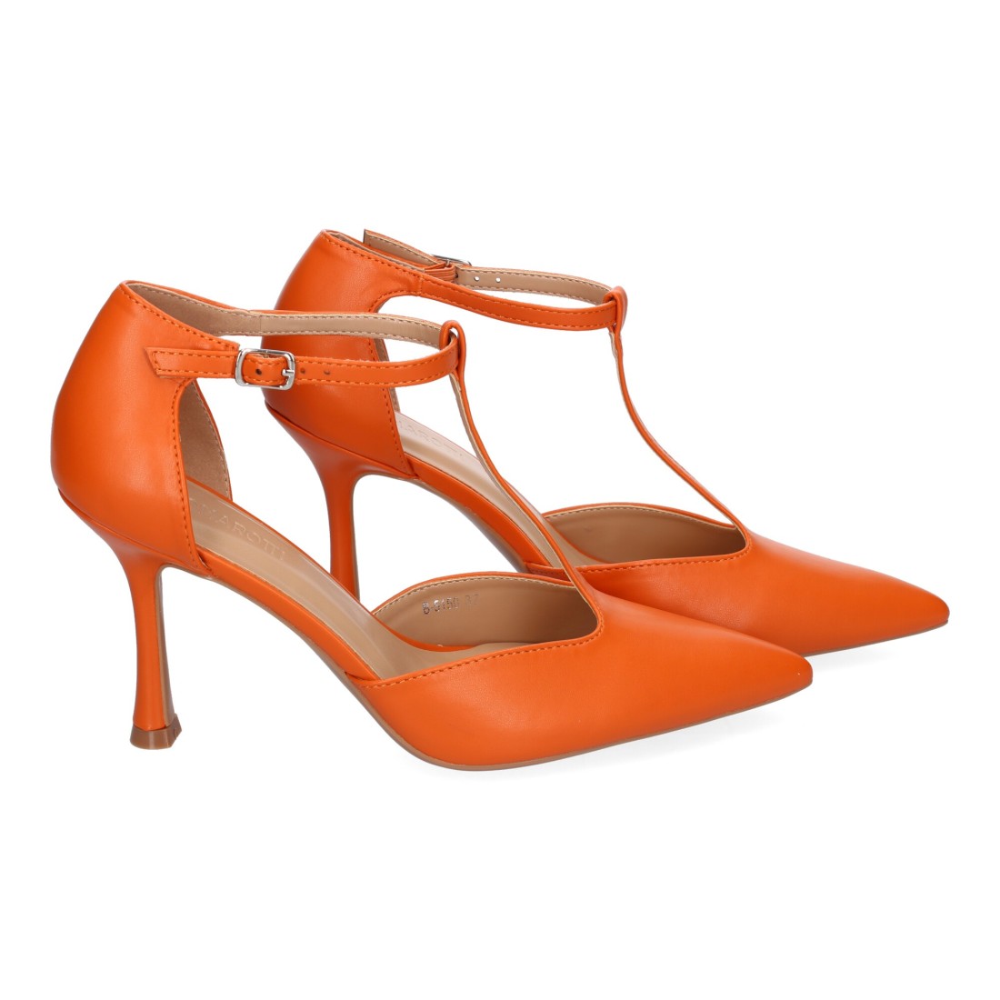 Zapatos de tacón fino de mujer con punta fina