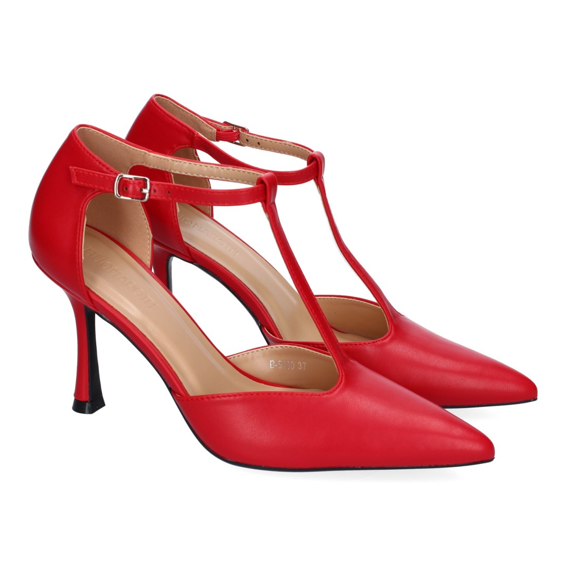 Zapatos de tacón fino de mujer con punta fina